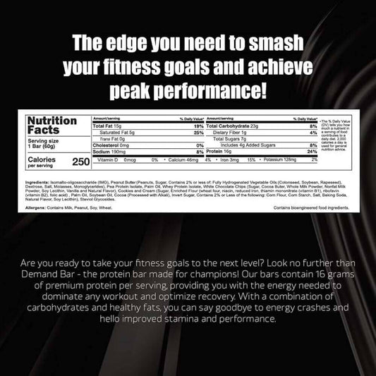 Controlled Labs Demand Protein Bars, 12 Pack (Limit 6)