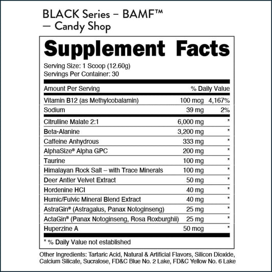 Bucked Up BAMF Nootropic Pre-Workout, 30 Servings