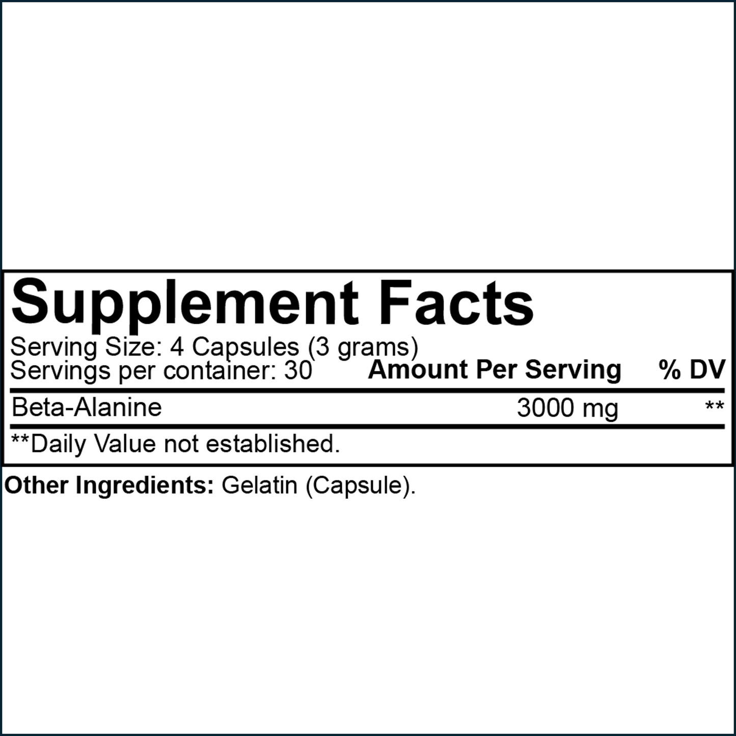 Nutrakey Beta Alanine, 120 Capsules
