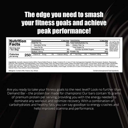 Controlled Labs Demand Protein Bars, 12 Pack (Limit 6)