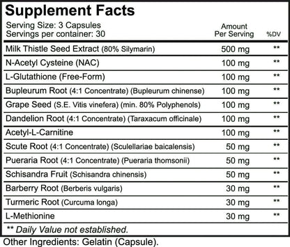 NutraKey Liver Optima Antioxidant Formula, 90 Capsules (Discontinued)