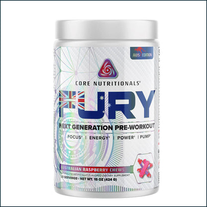 Core Nutritionals Fury Next Generation Pre-Workout, 20/40 Servings