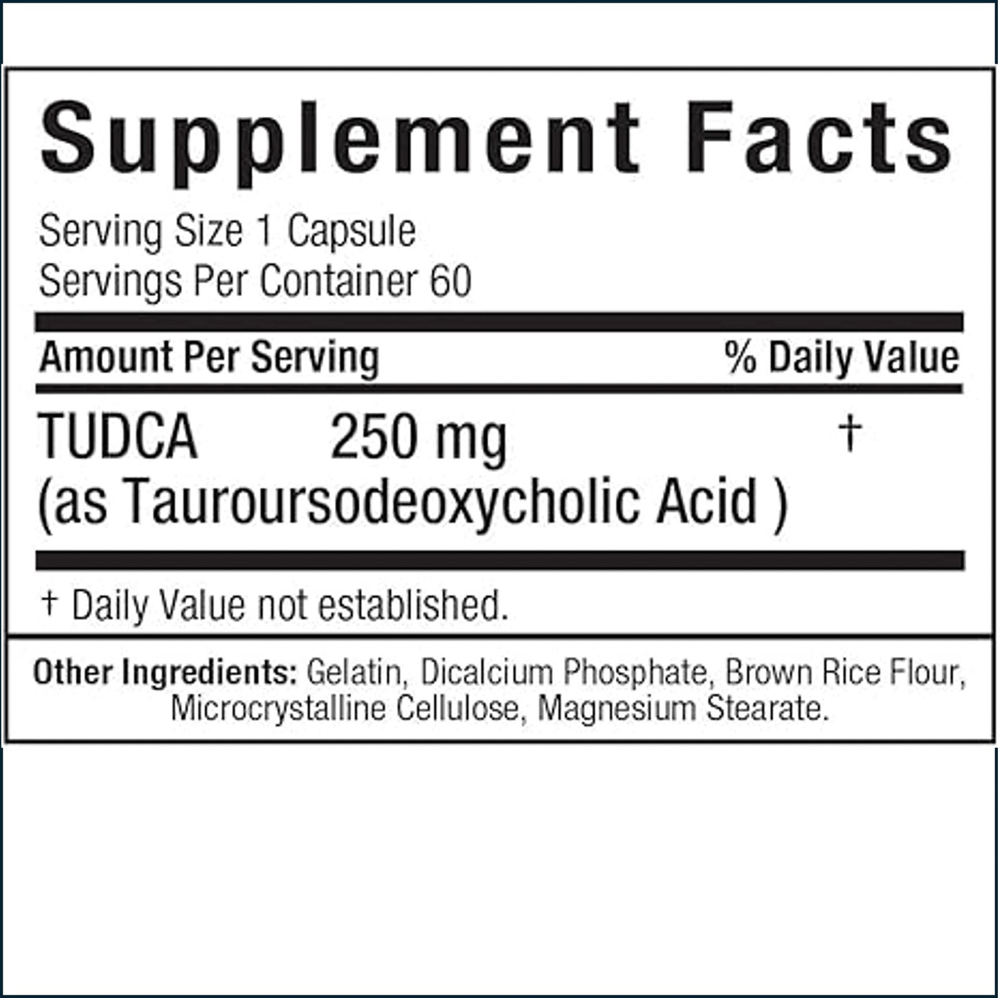 Allmax Tudca+ 250mg, 60 Capsules
