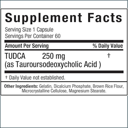 Allmax Tudca+ 250mg, 60 Capsules