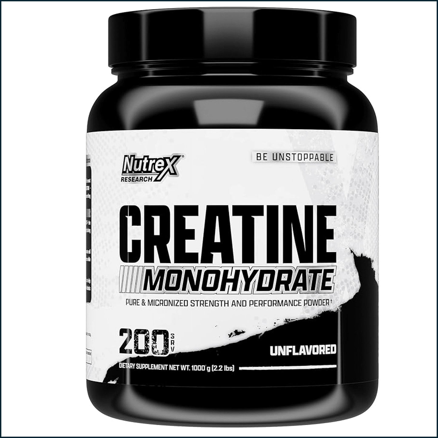 Nutrex Creatine Monohydrate, 200 Servings (Cracked Lid)