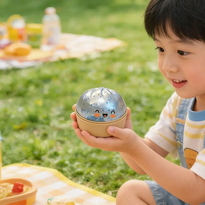 Realistic Giant Dumpling Squeeze Toy with Bamboo Steamer Soft TPR Dough Ball Decompression Fidget Toy Funny Creative Gift