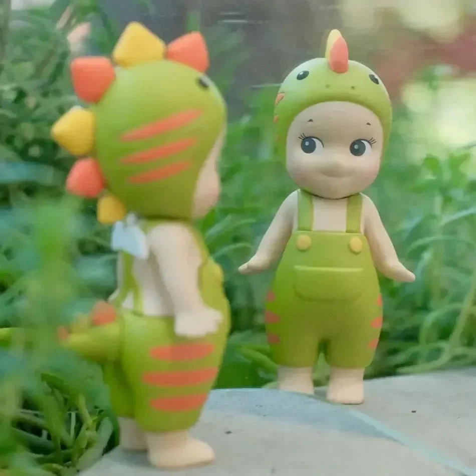 New Sonny Angel Dinosaur Series Hippers Harvest Cute Hippie Doll Trendy Car Mobile Phone Ornaments Dumplings Children'S Toy Gift