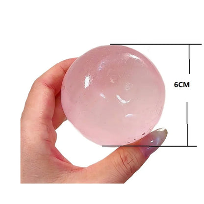 Blue Maltose Squishy Toy, Soft Simulated Transparent Slow Rising Sensory Fidget, Anti Stress Decompression Toy