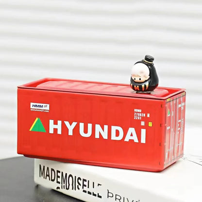 Mini Iron Storage Box Miniature Storage Iron Box Creative Decoration Collect Small Item Desktop Mini Container Model Kids Gifts