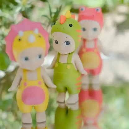 New Sonny Angel Dinosaur Series Hippers Harvest Cute Hippie Doll Trendy Car Mobile Phone Ornaments Dumplings Children'S Toy Gift