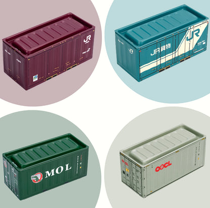 Mini Iron Storage Box Miniature Storage Iron Box Creative Decoration Collect Small Item Desktop Mini Container Model Kids Gifts