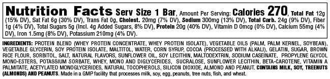 Animal / Universal Nutrition Boss Bar Protein Bars, 12 Bars