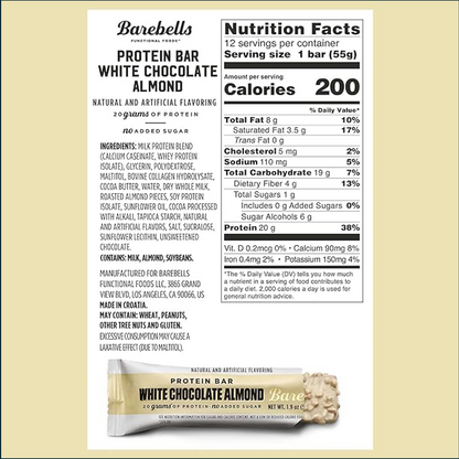 Barebells Protein Bar, 12 x 55g Bars