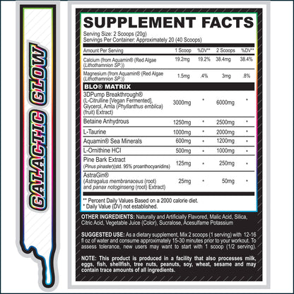 MyoBlox Blo Muscle Pump Pre-workout, 20/40 Servings