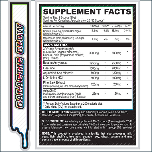 MyoBlox Blo Muscle Pump Pre-workout, 20/40 Servings