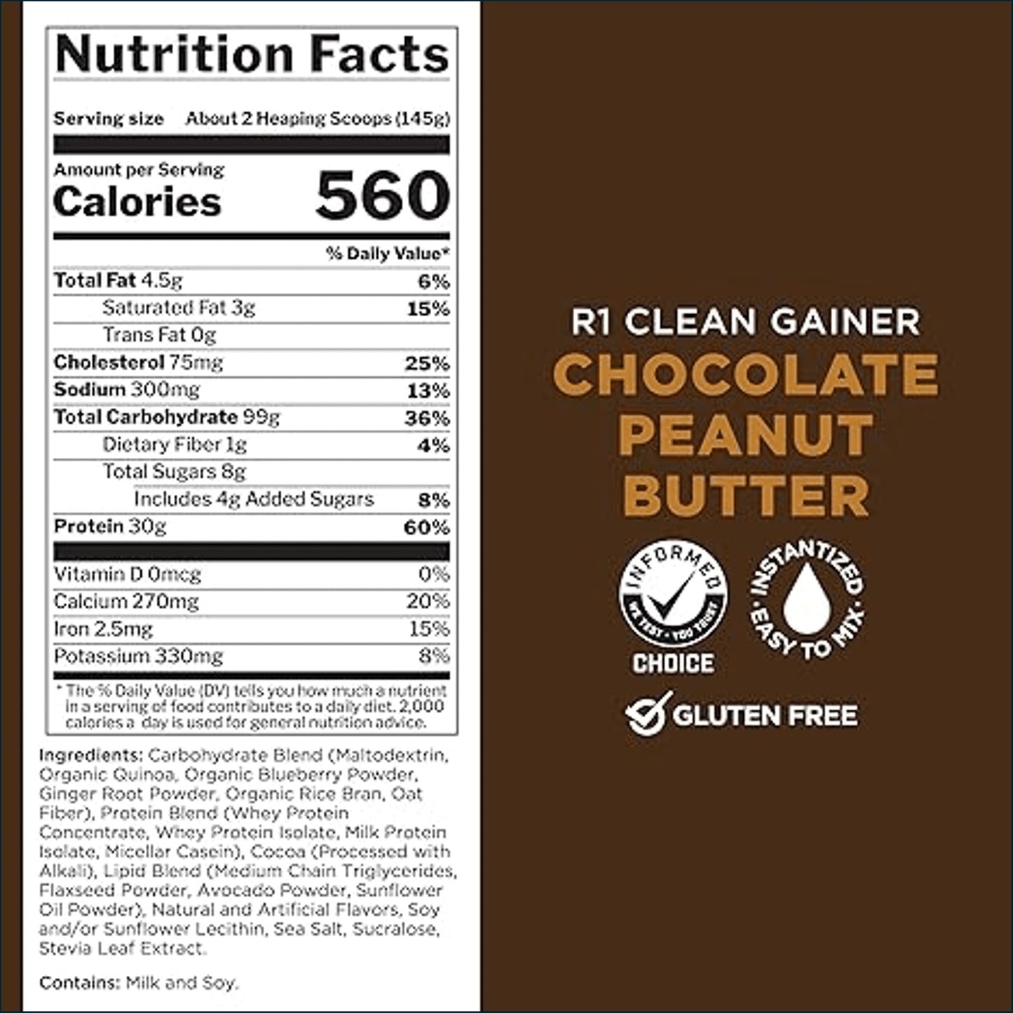 Rule 1 R1 Clean Gainer, 5lbs